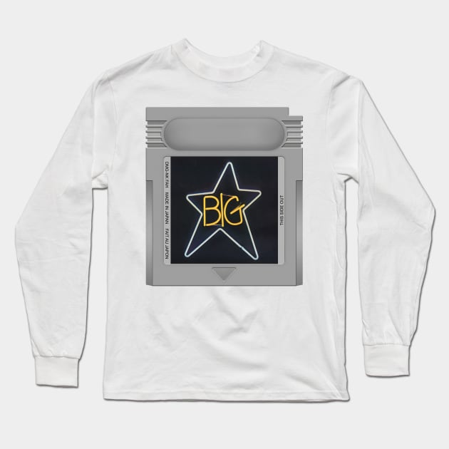 #1 Record Game Cartridge Long Sleeve T-Shirt by PopCarts